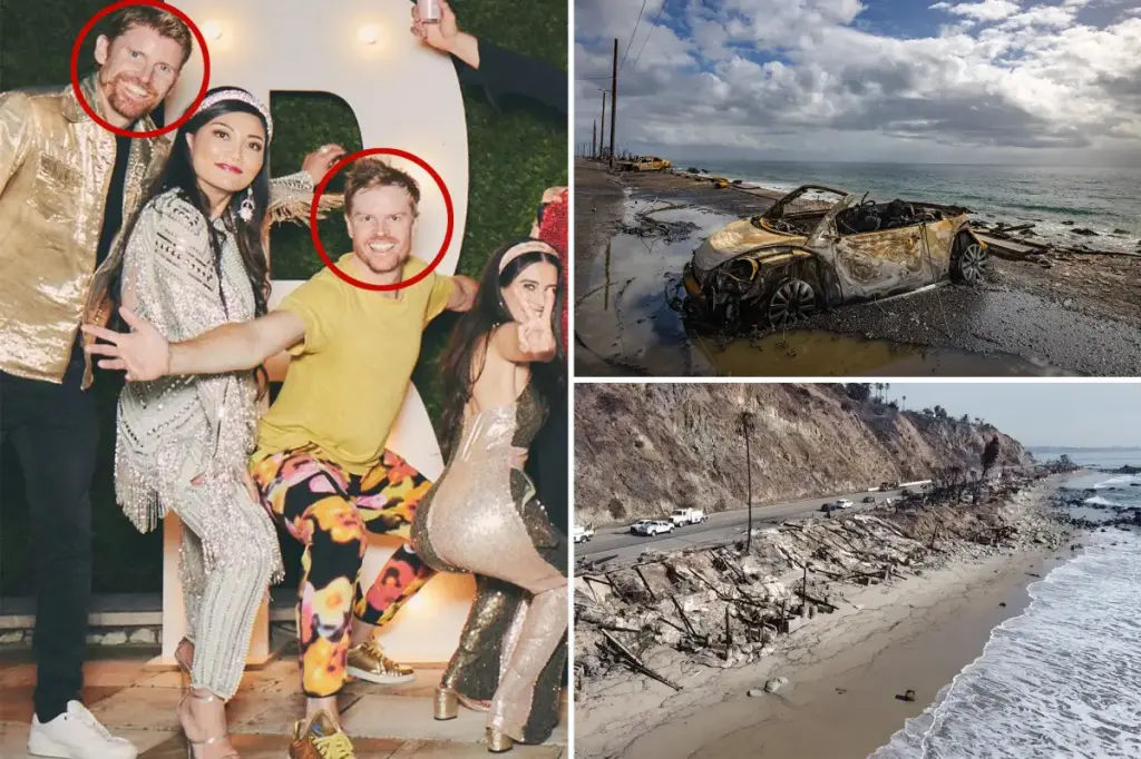 Billionaire brothers from New Zealand spend over $65M on burned Malibu properties with a plan to construct prefab houses.