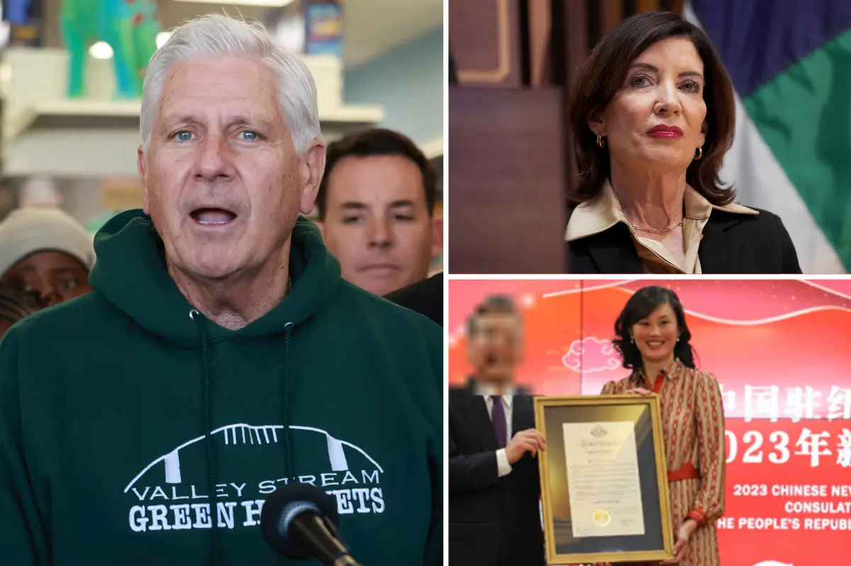 Blakeman criticizes Hochul for interacting with Chinese Communist officials after the Linda Sun incident.