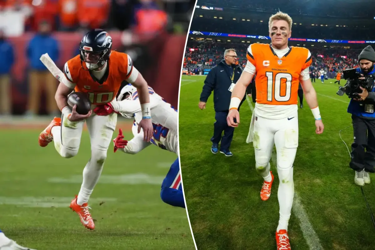 Bo Nix talks about his 'heartbreaking' injury that ends the season for the Broncos