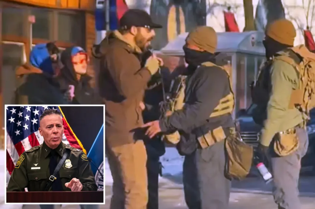 Border Patrol chief Bovino commends agents in Minneapolis shooting, stating they are 'victims' after Alex Pretti got involved.