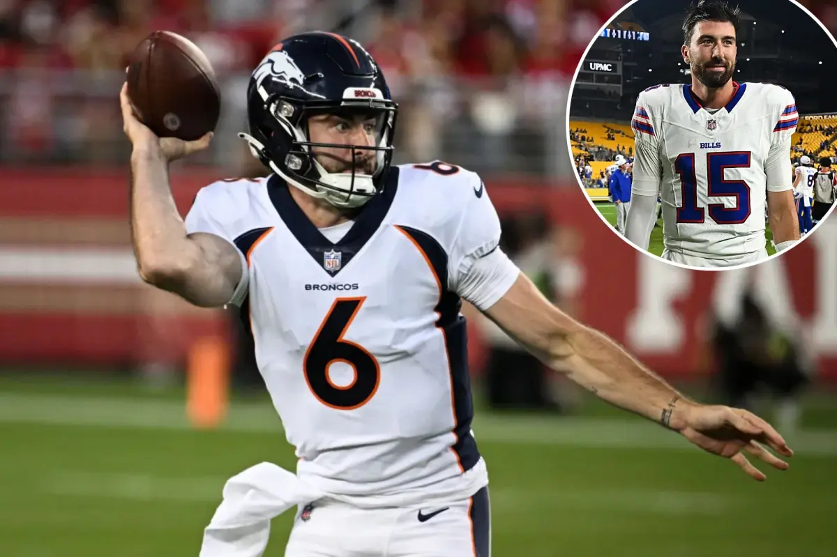 Broncos sign QB Ben DiNucci directly from his TV role to provide coverage for Bo Nix's injury
