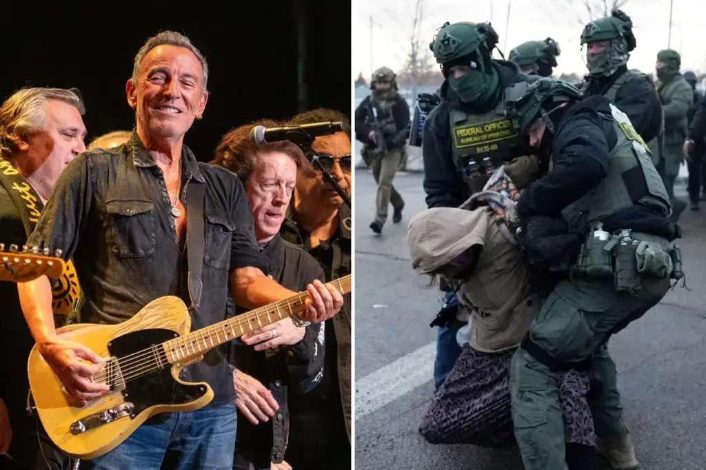 Bruce Springsteen urges ICE to leave Minneapolis during unexpected performance in New Jersey