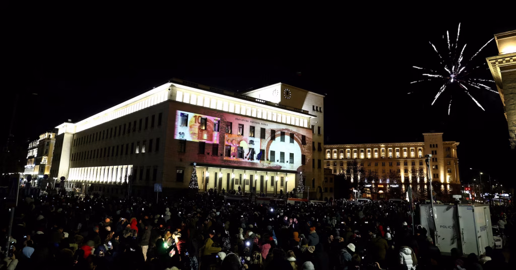 Bulgaria marks its entry into the euro zone as the lev currency becomes a thing of the past.