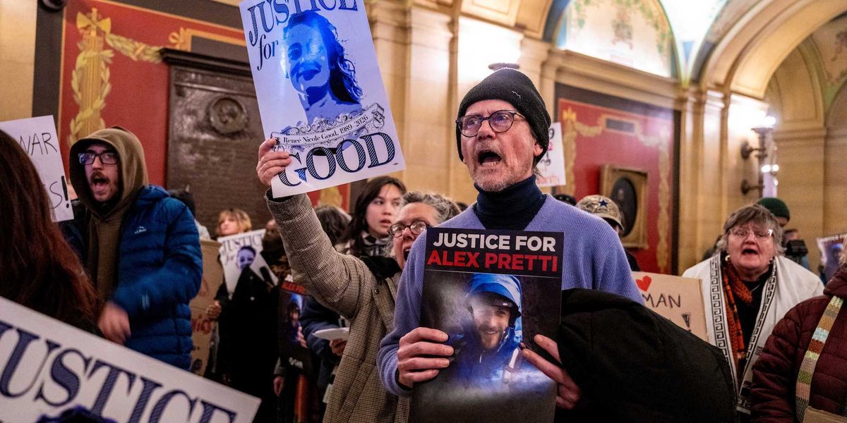 CAIR organizes protest against ICE outside Tim Walz's office at the Minnesota state capitol