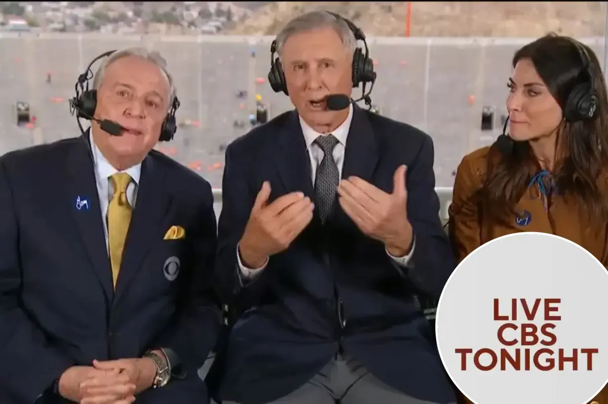 CBS interrupted Gary Danielson's farewell after 20 years with the network.