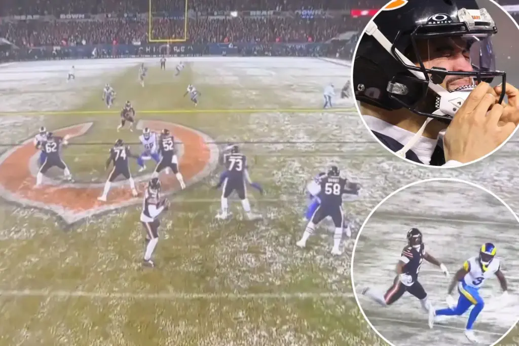 Caleb Williams discusses the 'misunderstanding' with DJ Moore during the Bears' game-ending interception.