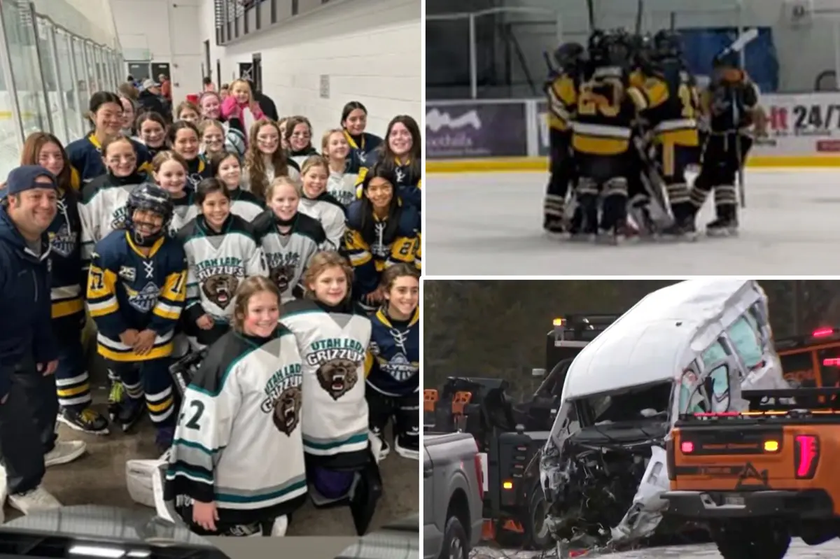 California girls hockey team celebrates victory following tragic accident