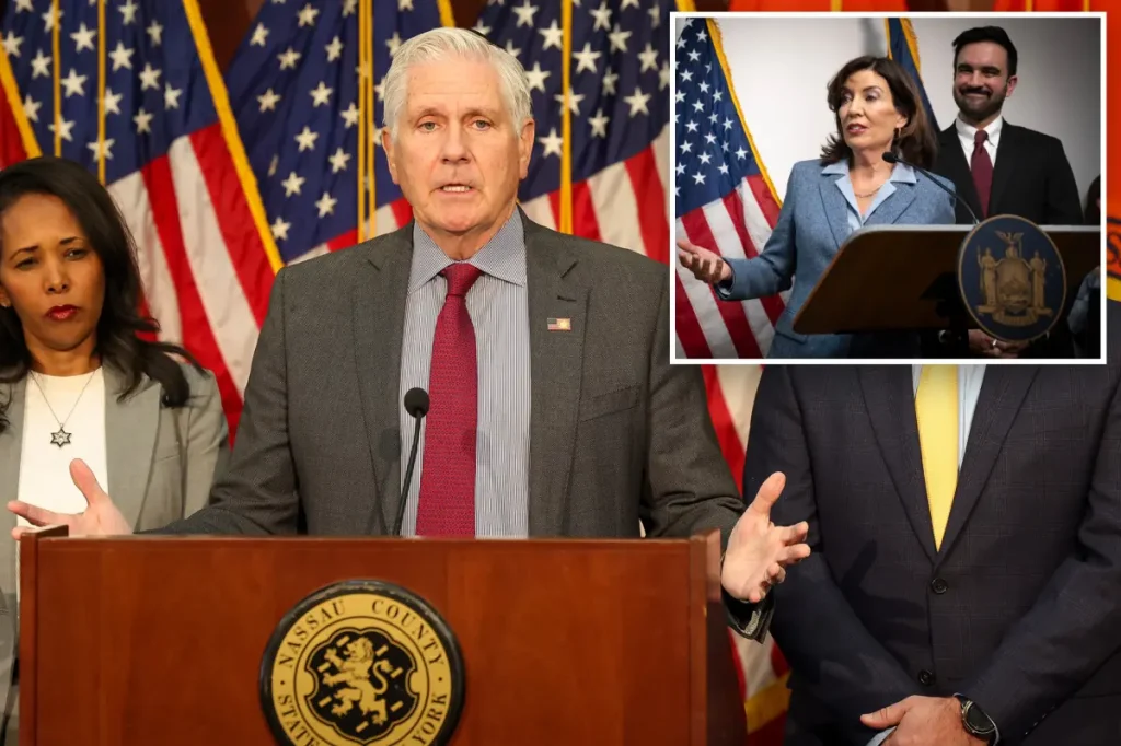 Candidate Bruce Blakeman criticizes Hochul and Mamdani while urging New York to adopt the IHRA definition of antisemitism: 'This is unacceptable'