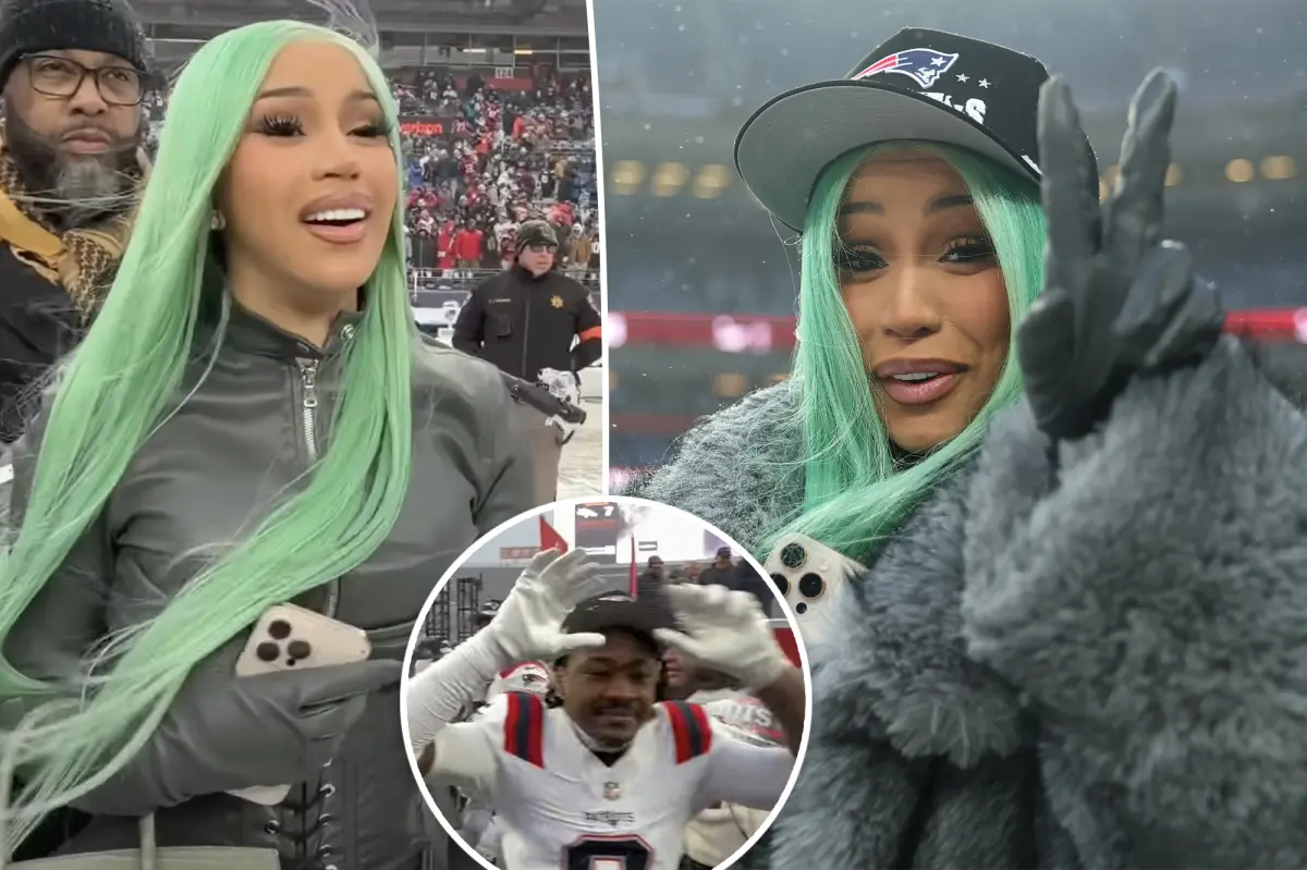 Cardi B marks boyfriend Stefon Diggs' Super Bowl chance after Patriots win against Broncos