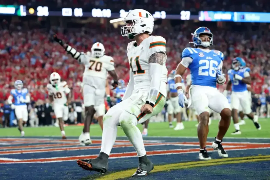 Carson Beck's clutch performance leads Miami to the CFP championship game
