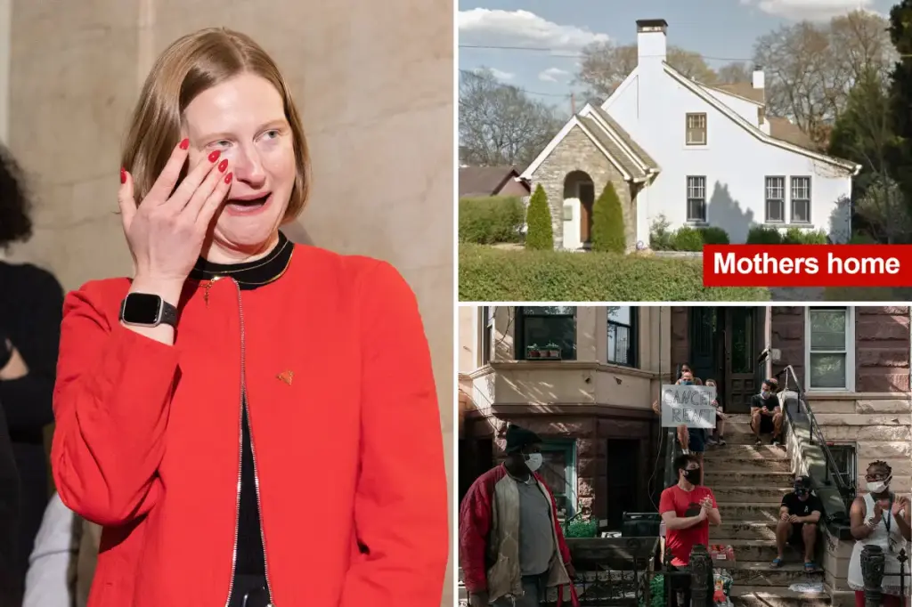 Cea Weaver, a white tenant advocate, expressed her complaints about gentrification in her Brooklyn neighborhood.