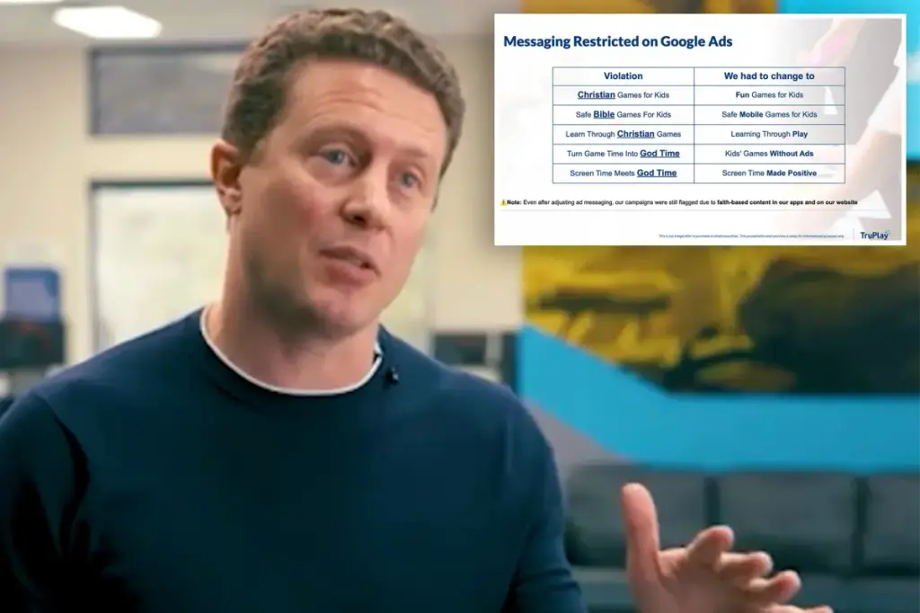 Christian children's app TruPlay says Google and TikTok have blocked ads — urges Congress to intervene: 'It's heartbreaking'