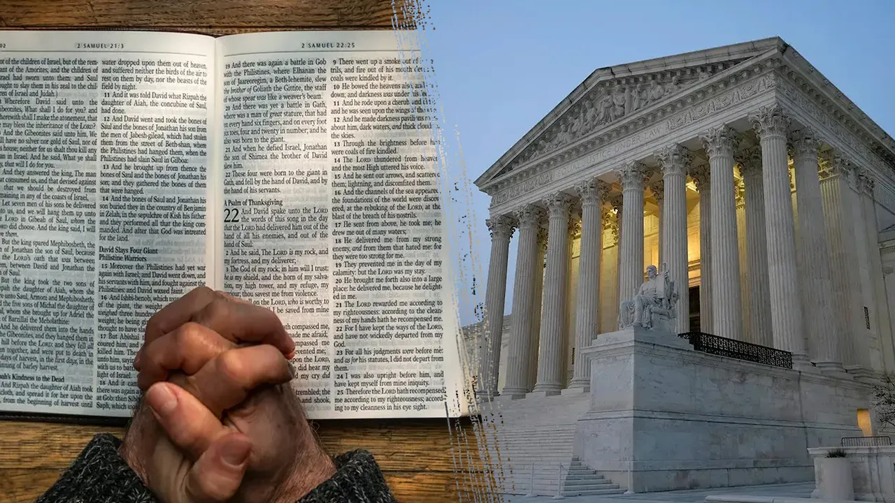 Cissie Graham Lynch describes the battle for women's sports as biblical at the Supreme Court.