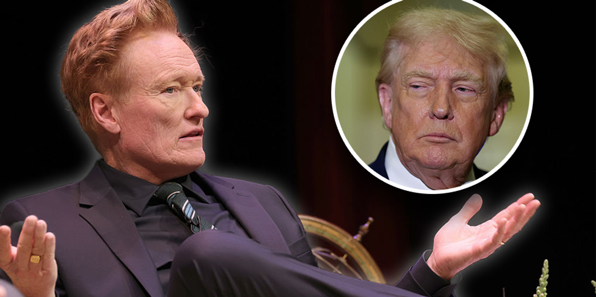 Conan O'Brien criticizes unmotivated comedians who dislike Trump