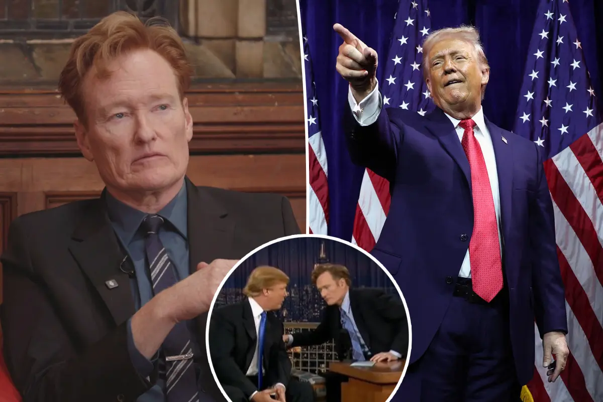 Conan O'Brien states that 'F Trump' comics have been taken over by rage and are simply about yelling.