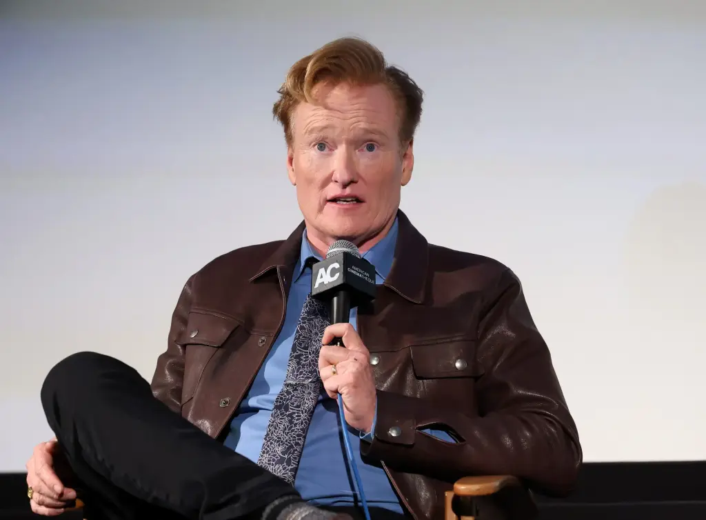 Conan O'Brien takes issue with comedians shouting 'F Trump' instead of being humorous.