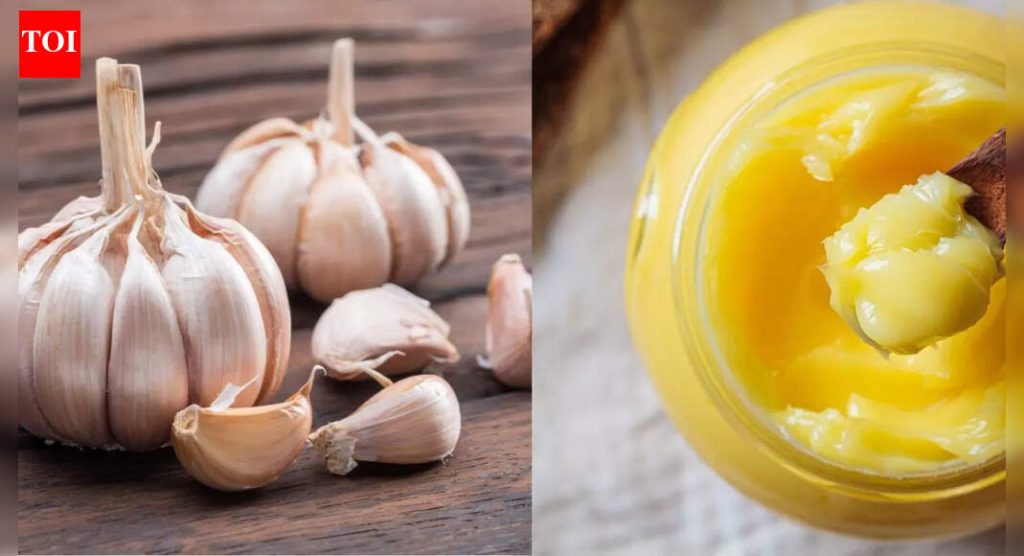 Consuming desi ghee and garlic on an empty stomach can help avoid cancer, heart disease, and hair loss; here’s what research indicates.