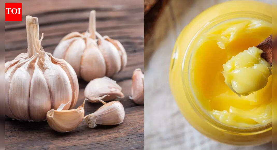 Consuming desi ghee and garlic on an empty stomach can help avoid cancer, heart disease, and hair loss; here’s what research indicates.