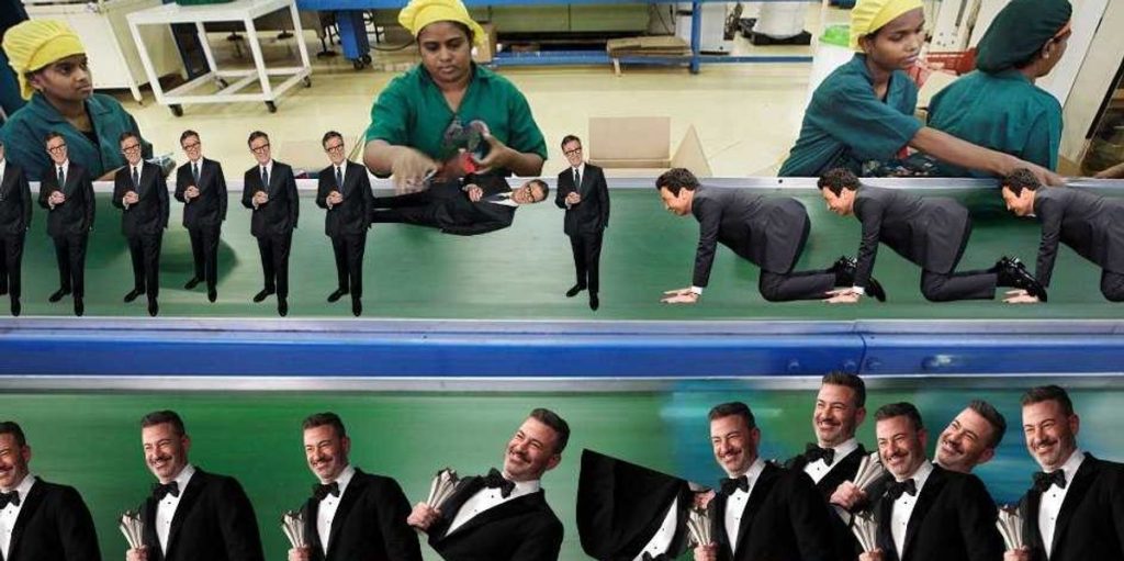 Copycat comedians shout 'Epstein' on command