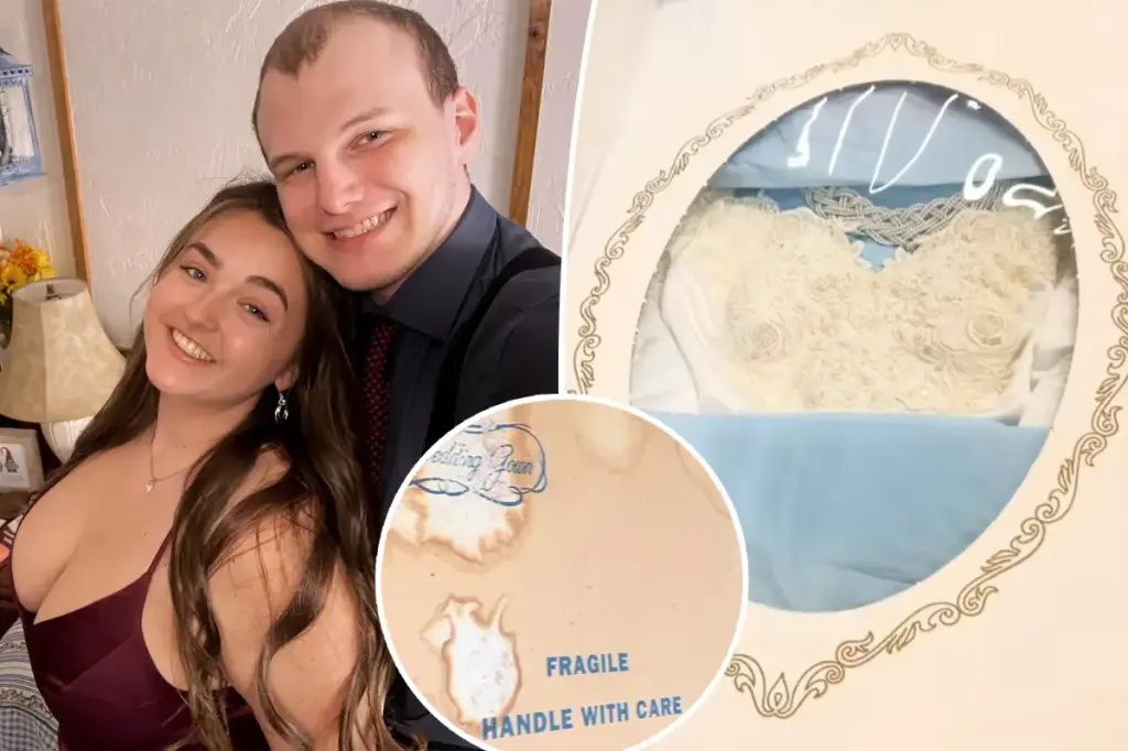 Couple discovers concealed wedding dress in attic