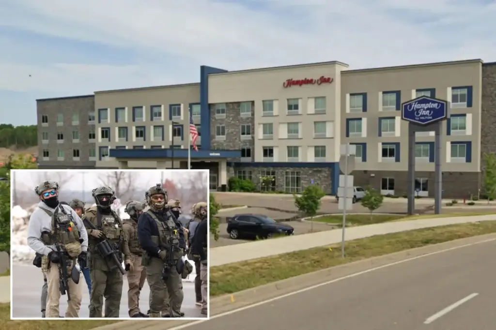 Crane takes down sign from Minnesota Hampton Inn after hotel reportedly refused service to DHS and ICE agents