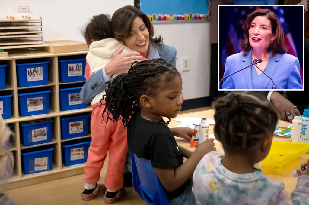 Critics of Hochul caution that New York cannot support affordability commitments made in the 'State of the State,' such as universal childcare.