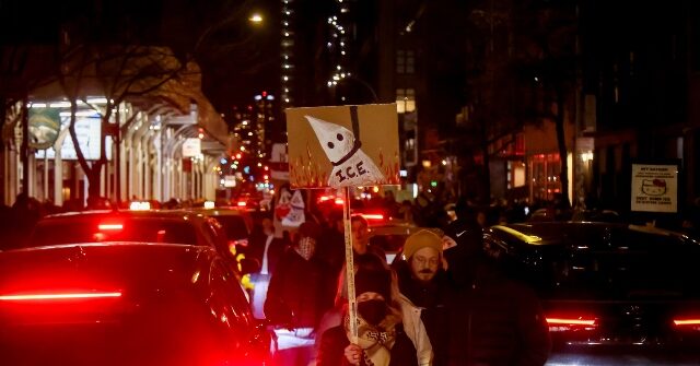 Crowd Shouts 'Kristi Noem Will Hang' at NYC Demonstration