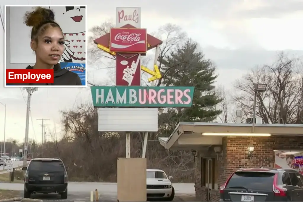 Customer menaces to harm staff at Missouri fast food restaurant during intense altercation