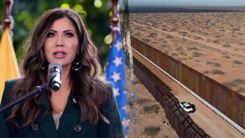 DHS Secretary Kristi Noem states the border is the most secure it has ever been during Trump's leadership