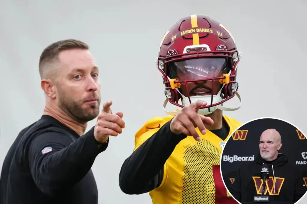 Dan Quinn and Kliff Kingsbury had a disagreement prior to the departure of the Commanders' offensive coordinator.