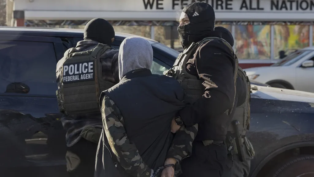 Democrats advocate for warrant regulations that would restrict ICE agents during immigration enforcement.