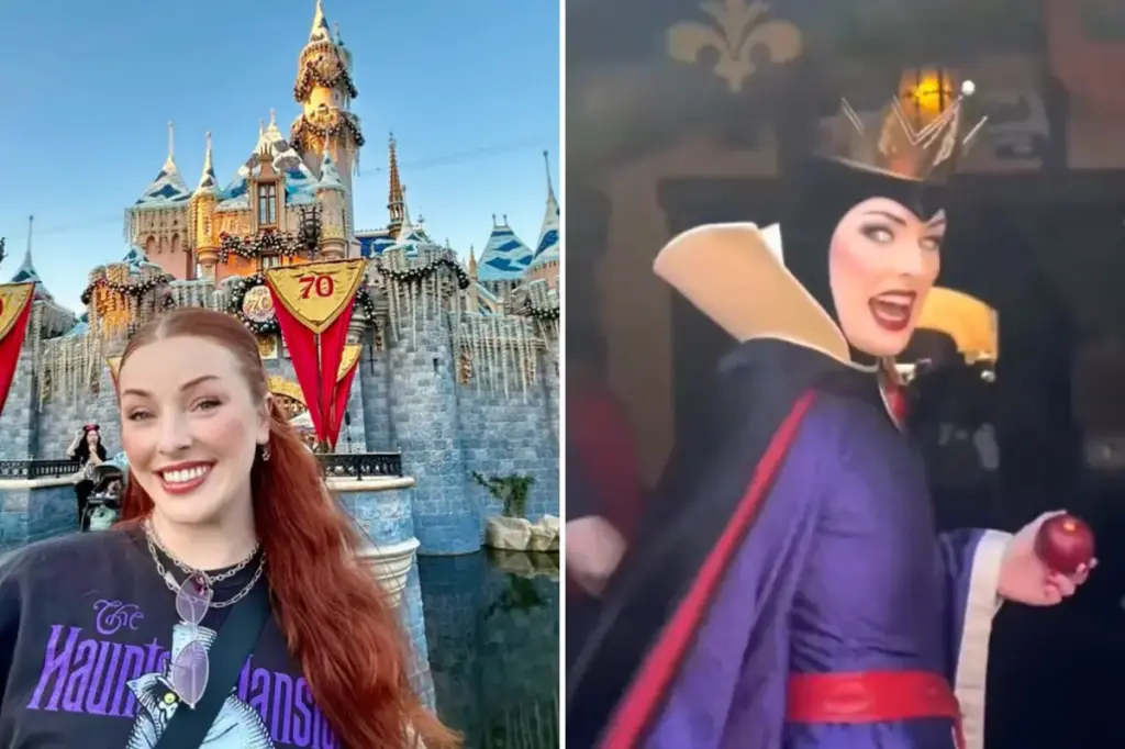 Disneyland's Evil Queen was removed following viral negative comments.