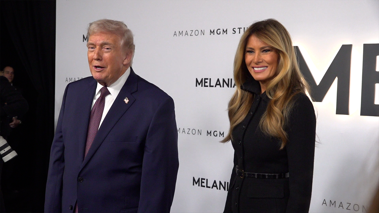 Donald Trump and Melania Trump go to the premiere of the 'MELANIA' documentary