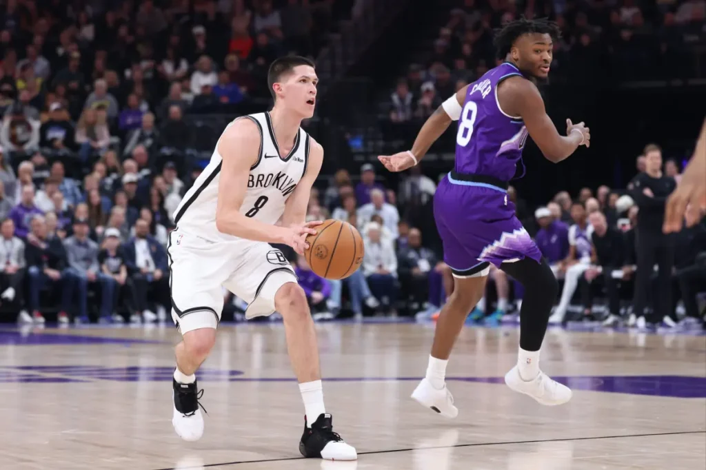 Egor Demin's initial NBA double-double helps the Nets secure a victory against the Jazz