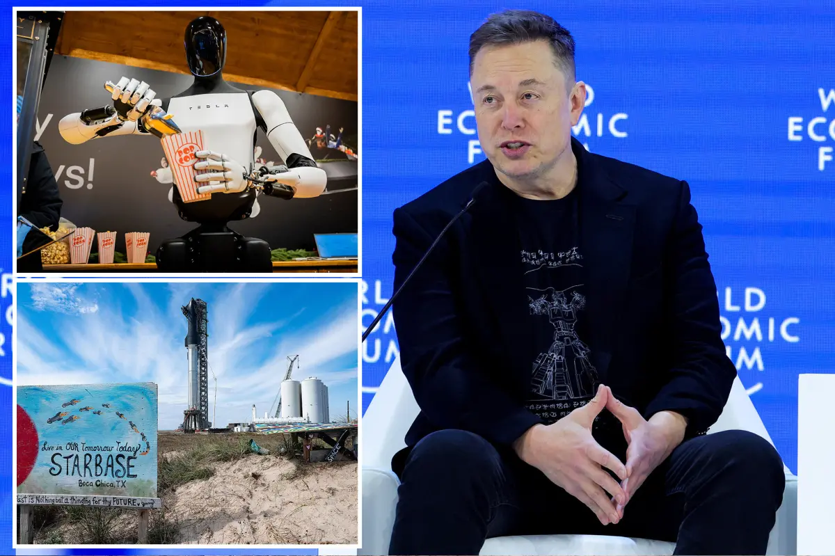 Elon Musk's Greenland jokes miss the mark at Davos, announces plan to sell robots