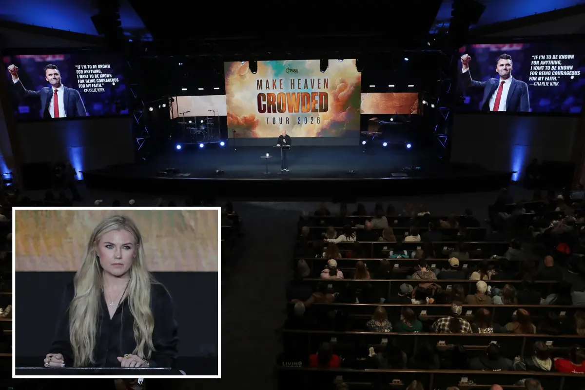 Erika Kirk reveals plans for the 'Make Heaven Crowded Tour' to pay tribute to her late husband.