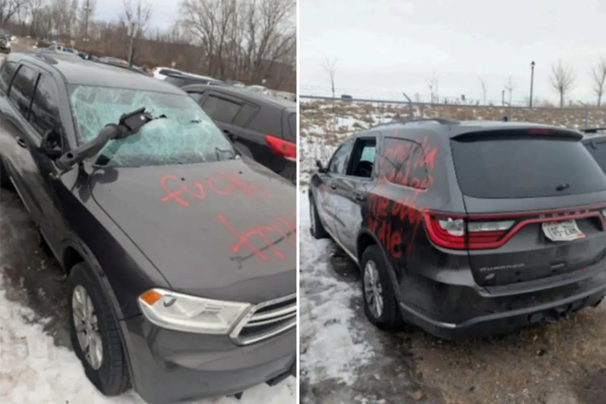 FBI announces $100K reward following vandalism of ICE vehicles by a destructive group in Minneapolis