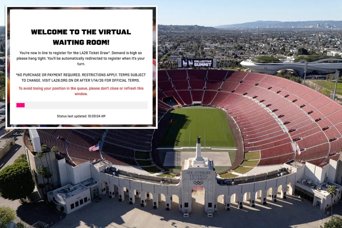 Fans frustrated with long wait for 2028 LA Summer Olympics ticket lottery