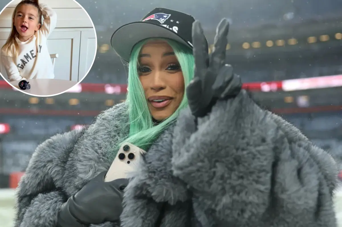 Father confronts Cardi B for using foul language towards his daughter about Patriots choice