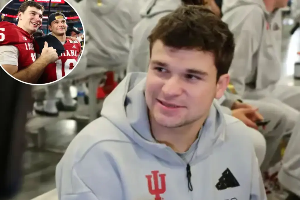 Fernando Mendoza’s quarterback brother joins the transfer portal shortly after Indiana's national championship.