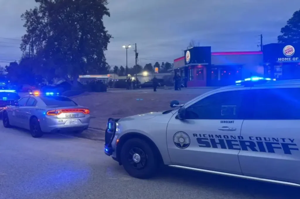 Fight at Burger King leads to five employees arrested after a gun was shown during a dispute over lateness.