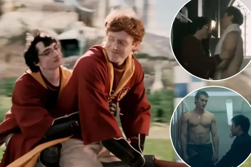 Finn Wolfhard from 'Stranger Things' parodies HBO's 'Heated Rivalry' with a cheeky 'Harry Potter' twist on his first 'SNL' appearance.