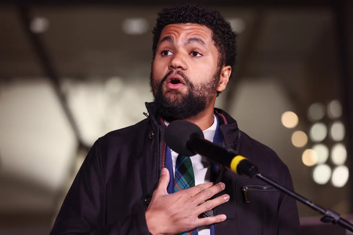 Florida Representative Maxwell Frost reports being punched in the face at the Sundance Film Festival, with suspect Christian Young taken into custody.