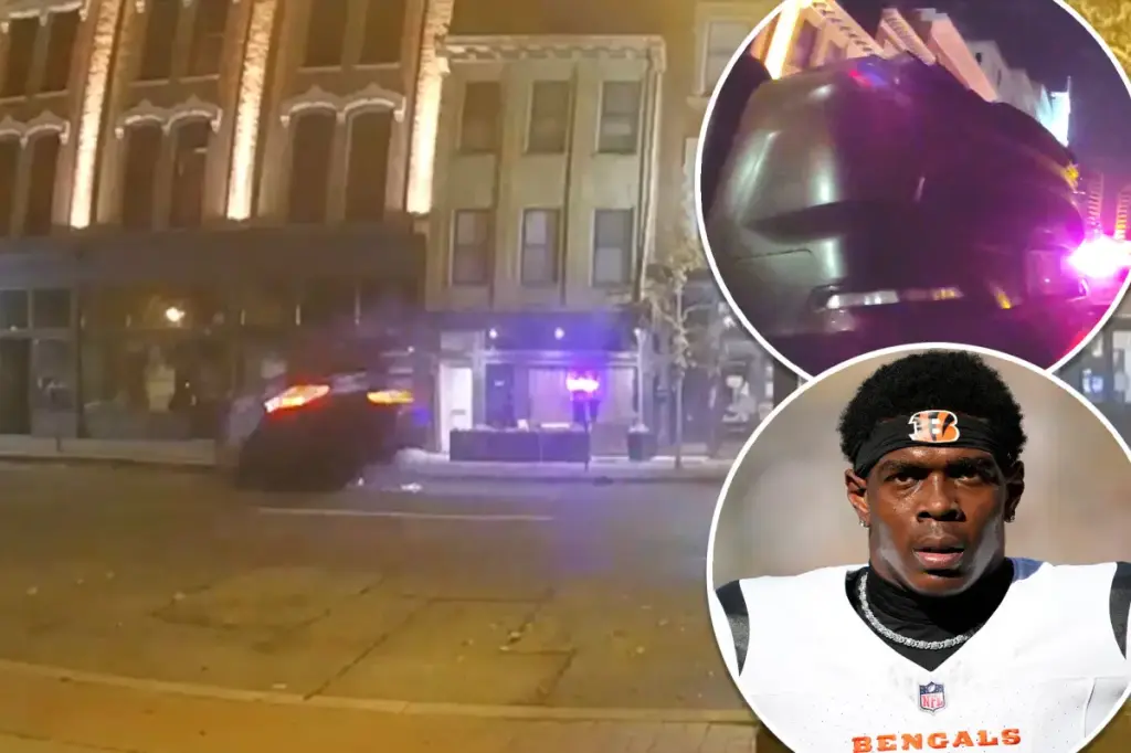 Footage shows Bengals' Cam Taylor-Britt's car overturning in November accident