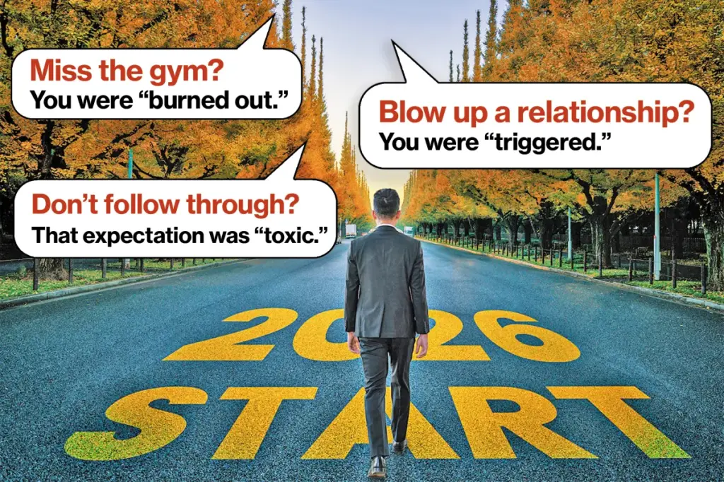 Fresh year, fresh justifications: How therapy language undermines January goals