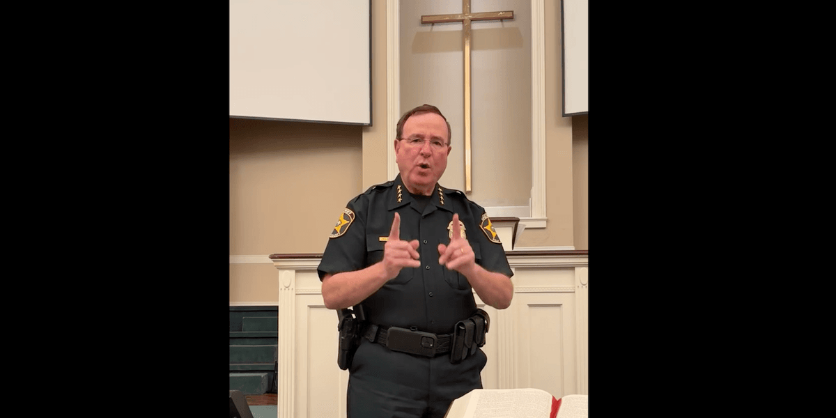 Frustrated Florida sheriff expresses strong words towards anti-ICE activists who invaded Minnesota church.