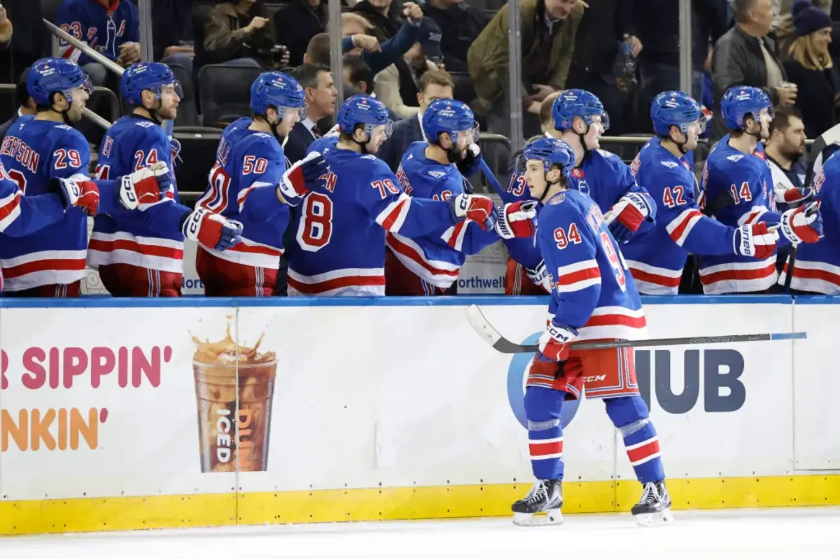 Gabe Perreault demonstrating more signs of the potential the Rangers anticipated