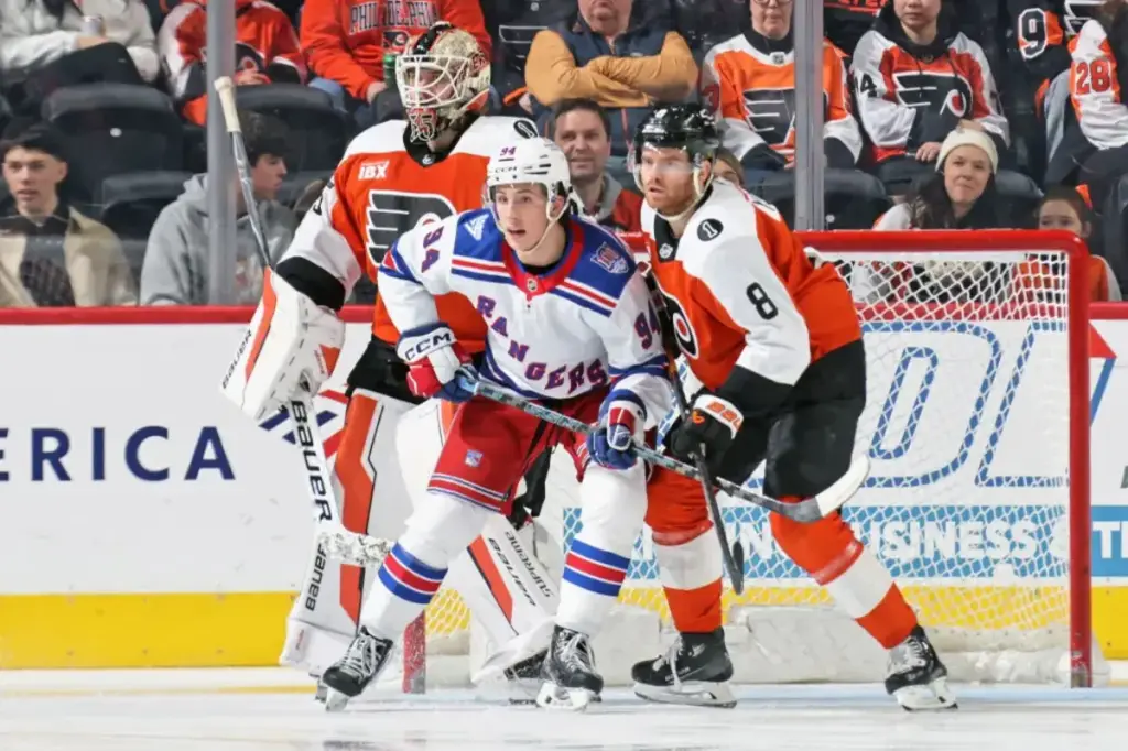 Gabe Perreault making significant progress as questions about the Rangers' adjustments grow