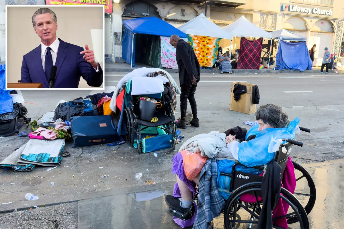 Gavin Newsom claims homelessness has decreased, but Californians say they're trapped by the crisis.