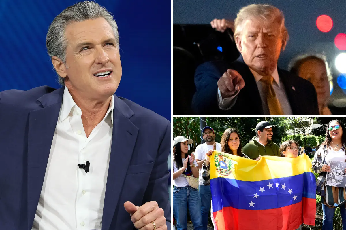 Gavin Newsom criticizes Donald Trump over the arrest of Nicolas Maduro